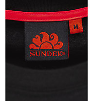 Sundek New Simeon Logo S/S - T-shirt - Herren, Black/Orange