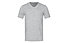Super.Natural M Base V-Neck Tee 140 - T-Shirt - Herren, Light Grey