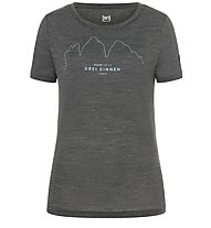 Super.Natural W Drei Zinnen - T-shirt - donna, Grey