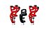 Swix T149-70 BC Vise 3-Parts - Skispanner, Black/Red