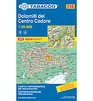 Tabacco Carta N.016 Dolomiti del Centro Cadore - 1:25.000, 1:25.000
