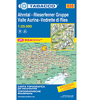 Tabacco Carta N.035 Val Aurina, Vedrette di Ries - 1:25.000, 1:25.000