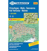 Tabacco Carta N° 044 Vinschgau/Val Venosta-Sesvenna (1:25.000), 1:25.000