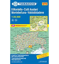 Tabacco Carta N.070: Il Montello - Colli Asolani - Montebelluna - Valdobbiadene 1:25.000, 1:25.000