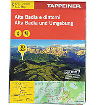 Tappeiner Verlag Alta Badia und Umgebung N.129 - Wanderkarte, 1:25.000