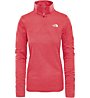 The North Face Hikesteller 1/4 - felpa con zip - donna, Red