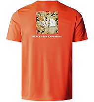 The North Face M Reaxion Red Box - T-shirt - uomo, Orange