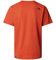 The North Face M S/S Easy - T-shirt - uomo, Dark Orange/Dark Red