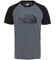 The North Face Raglan Easy - T-shirt trekking - uomo, Grey/Black