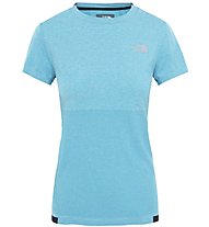 The North Face Summit L1 Enginereed - T-shirt trekking - donna, Light Blue