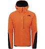 The North Face Ventrix - giacca con cappuccio alpinismo - uomo, Orange/Black