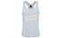 The North Face W Graphic Play Hard Tank Top fitness Donna, Light Grey/Light Orange
