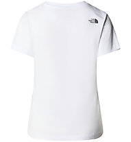 The North Face  W S/S Easy - T-Shirt - Damen, White/Black