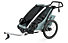 Thule Chariot Cross 1 - rimorchio bici, Light Blue/Black