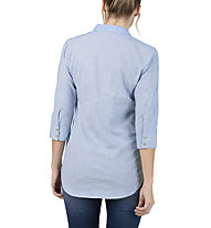 Timezone Contrast W - camicia maniche lunghe - donna, Light Blue