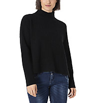 Timezone Mock Neck - Pullover - Damen, Black