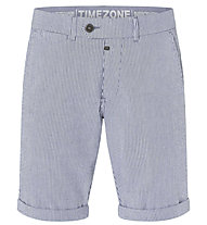Timezone Slim Janno - pantaloni corti - uomo, Blue/White