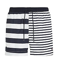 Tommy Hilfiger Medium Drawstring Print M - Badehose - Herren, White/Blue