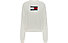 Tommy Jeans Center Flag - maglione - donna, White