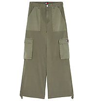 Tommy Jeans Claire Utility - pantaloni lunghi - donna, Green