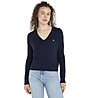 Tommy Jeans Essential W - Pullover - Damen, Dark Night Navy Melange