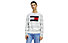 Tommy Jeans Flag - maglione - uomo, Grey