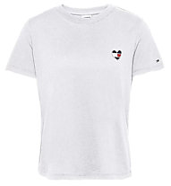 Tommy Jeans Homespun Heart - T-shirt - donna, White