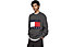 Tommy Jeans Melange Flag - maglione - uomo, Dark Grey