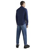 Tommy Jeans Original Stretch - camicia maniche lunghe - uomo, Dark Blue