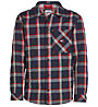 Tommy Jeans Padded Check - Langarmhemd - Herren, Blue/Red