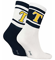 Tommy Jeans Patch - kurze Socken, Dark Blue/White