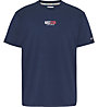 Tommy Jeans Peached Entry Flag - T-shirt - uomo, Dark Blue