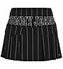 Tommy Jeans Pinstripe Super Mini W - gonna - donna, Black