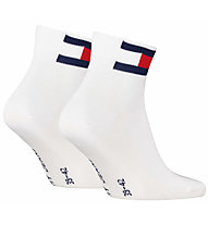 Tommy Jeans Quarter Flag - kurze Socken, White