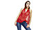 Tommy Jeans Racer Neck - top - donna, Red