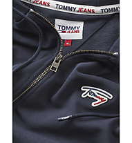 Tommy Jeans Regular Signature Zip M - Kapuzenpullover - Herren, Dark Blue