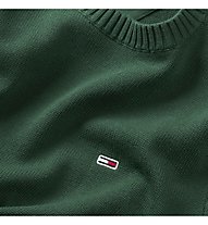 Tommy Jeans Slim Essential C-Neck - Pullover - Herren, Green