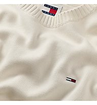 Tommy Jeans Slim Essential C-Neck - maglione - uomo, White