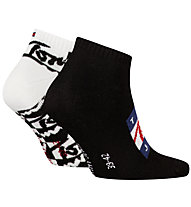 Tommy Jeans TJ Sneaker 2P Tommy Flag - kurze Socken, Black