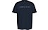 Tommy Jeans TJM  Linear Logo - T-Shirt - uomo, Dark Blue