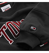 Tommy Jeans TJW Collegiate Logo Crew - felpa - donna , Black