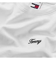 Tommy Jeans Tjw Crop Script - T-shirt - donna, White