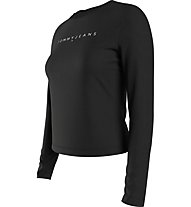 Tommy Jeans TJW Linear - maglia maniche lunghe - donna, Black