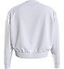Tommy Jeans Tjw Regular Cropped Tape Crew - felpa - donna, White