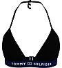 Tommy Jeans Triangle Fixed - reggiseno costume - donna, Black/Blue