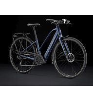 Trek FX+ 2 Stagger - E-Citybike, Blue