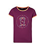 Trollkids Flower Troll T - T-shirt - bambina, Dark Pink/Orange