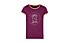 Trollkids Flower Troll T - T-shirt - bambina, Dark Pink/Orange