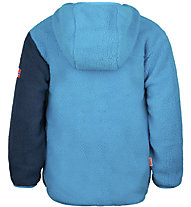 Trollkids Kids Aurlandsfjord JR - giacca in pile - bambino, Blue/Light Blue/Yellow
