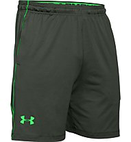 Under Armour Raid International Short 8'' - pantaloni corti fitness - uomo, Green/Green